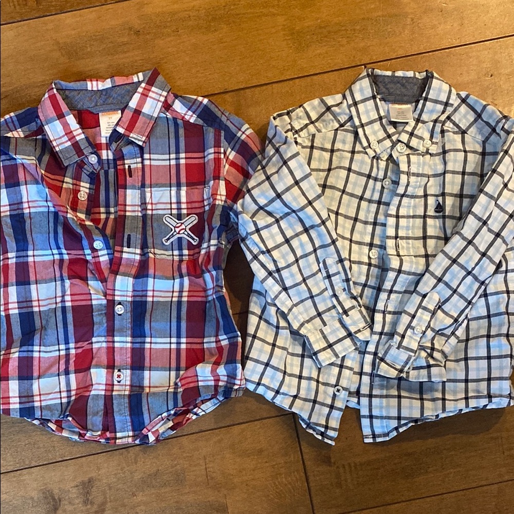 Gymboree long sleeve dress shirts 3T